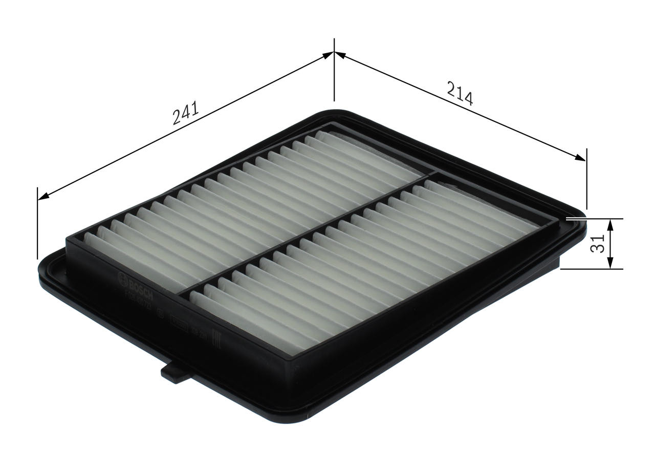 Luchtfilter Bosch F 026 400 723