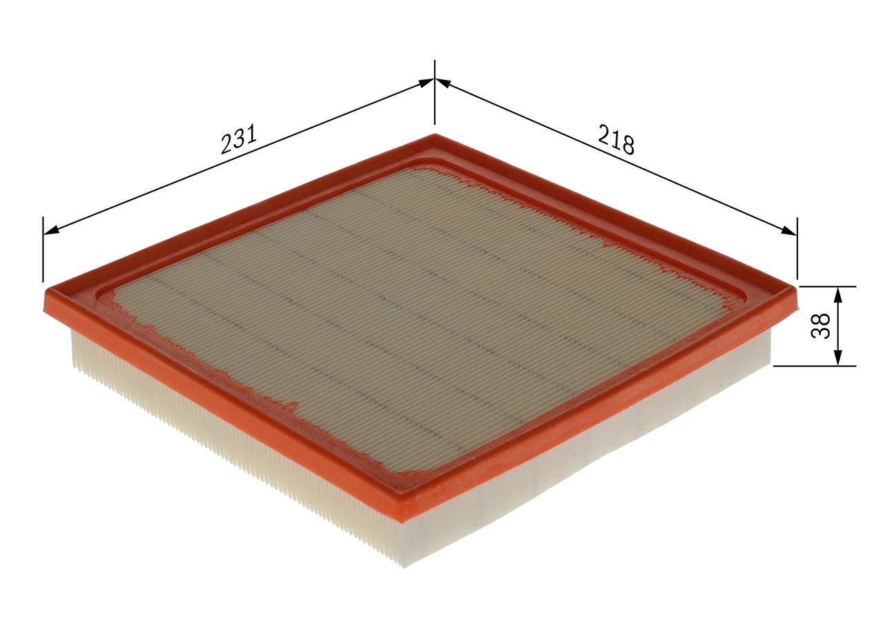 Luchtfilter Bosch F 026 400 743
