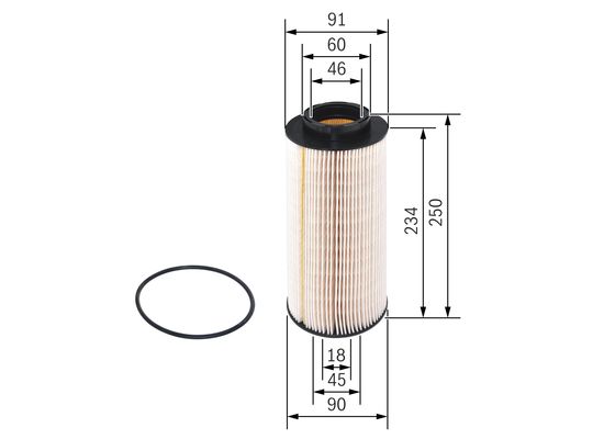Bosch Brandstoffilter F 026 402 031