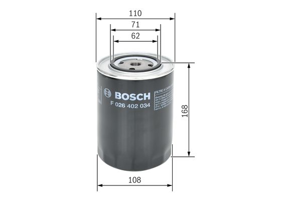 Bosch Brandstoffilter F 026 402 034