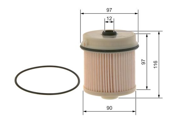 Bosch Brandstoffilter F 026 402 216