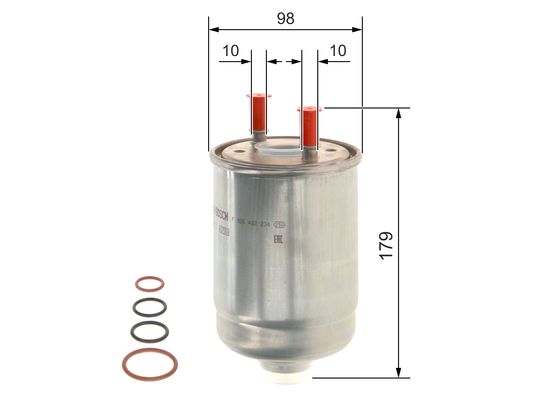 Bosch Brandstoffilter F 026 402 234