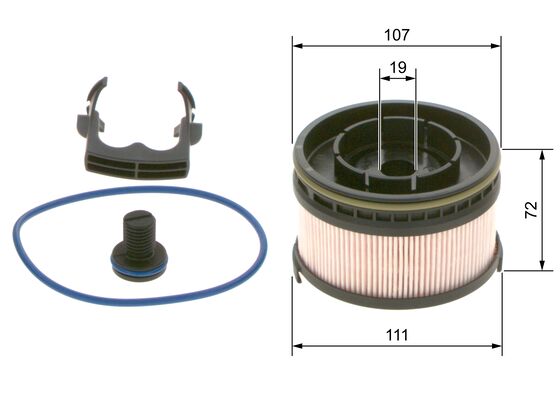 Bosch Brandstoffilter F 026 402 261