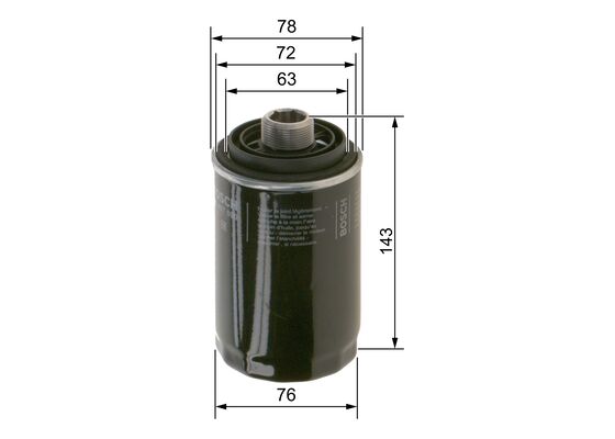 Bosch Oliefilter F 026 407 080