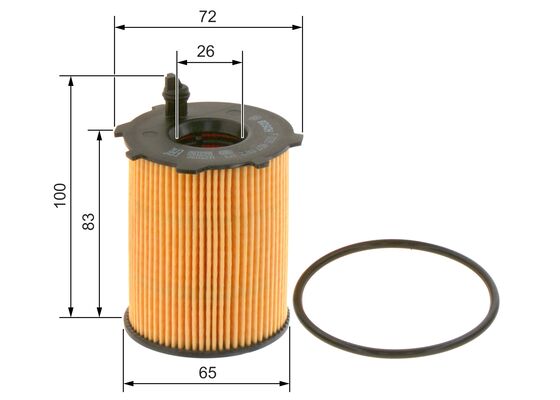 Bosch Oliefilter F 026 407 082