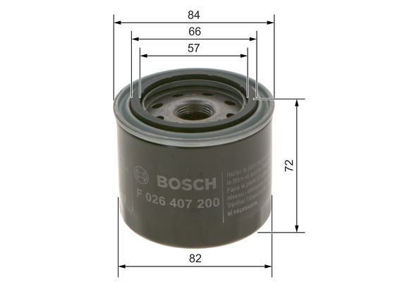 Oliefilter Bosch F 026 407 200