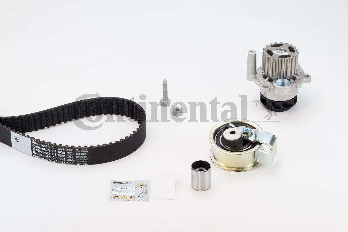 Distributieriem kit inclusief waterpomp Contitech CT1028WP8