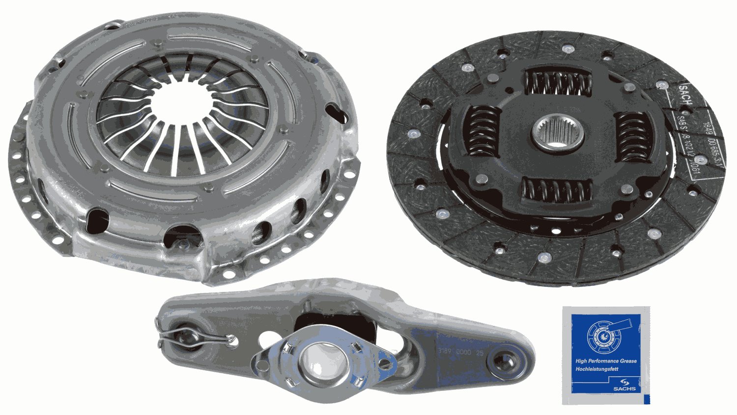 Koppelingsset Sachs 3000 950 008