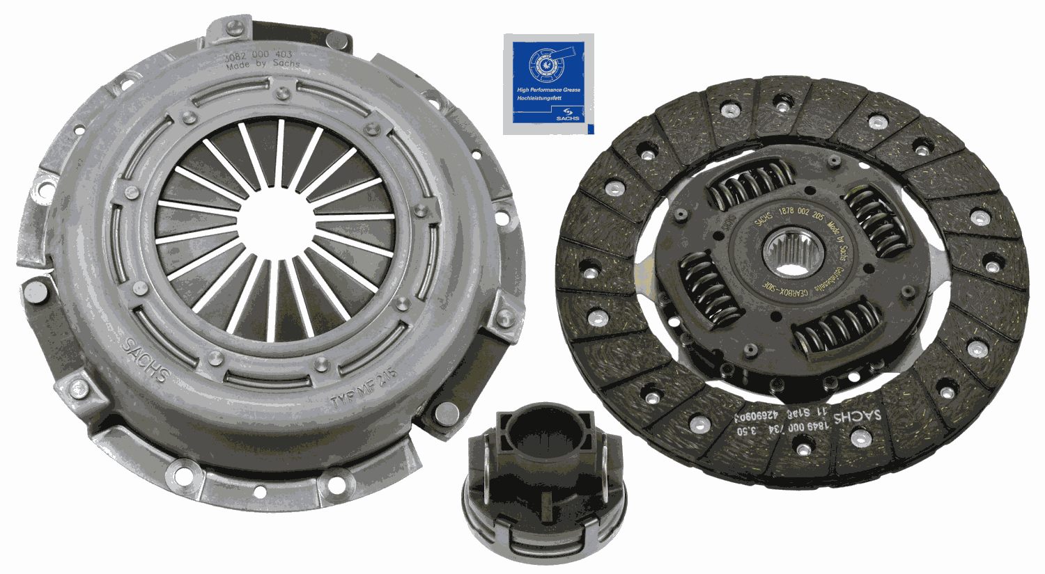 Koppelingsset Sachs 3000 951 003