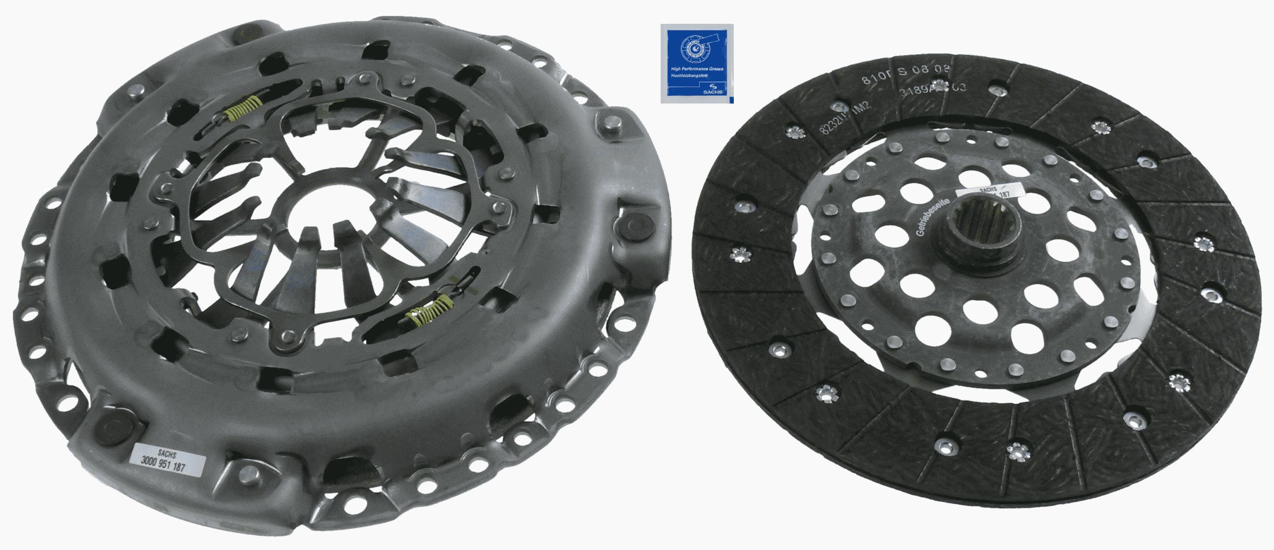Koppelingsset Sachs 3000 951 187