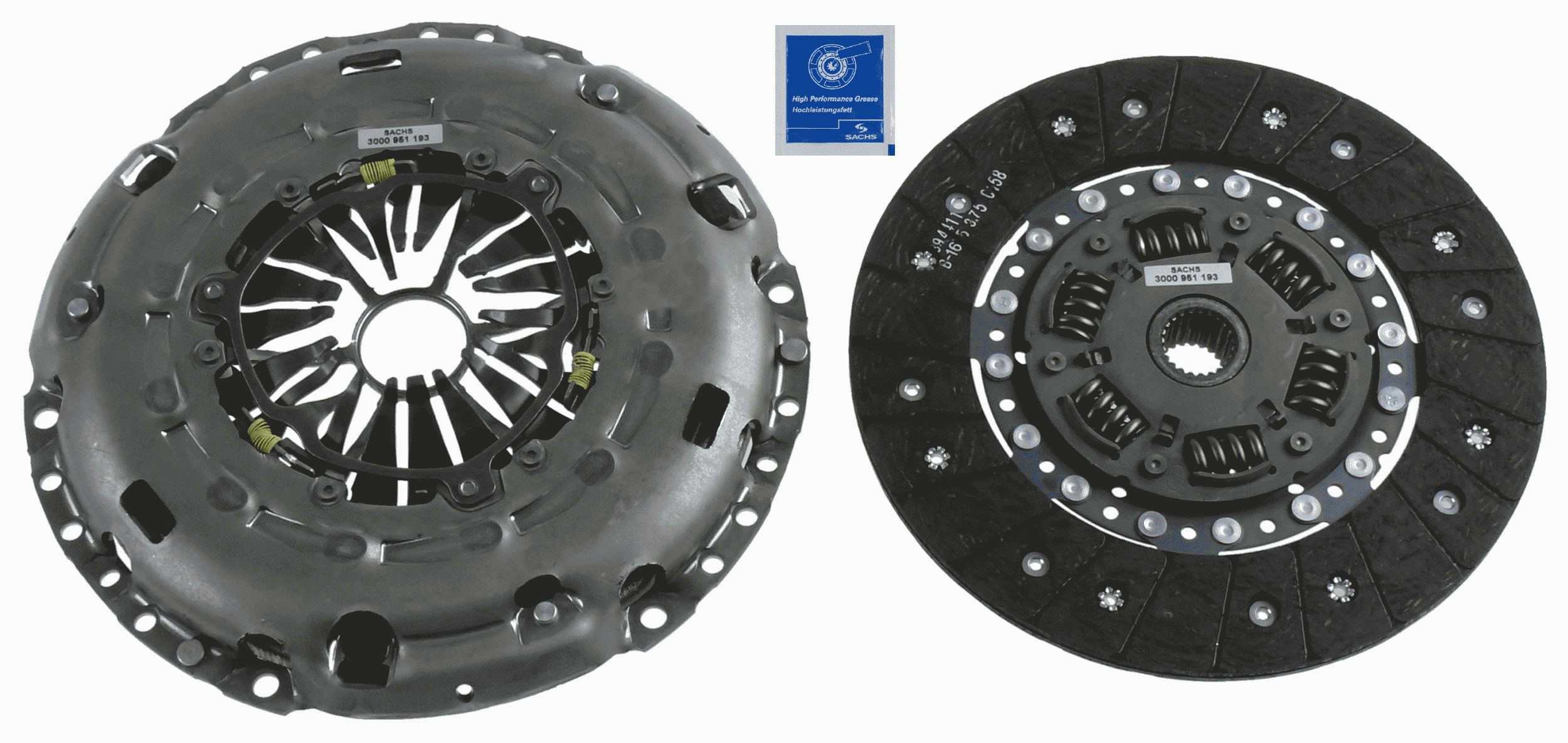 Koppelingsset Sachs 3000 951 193
