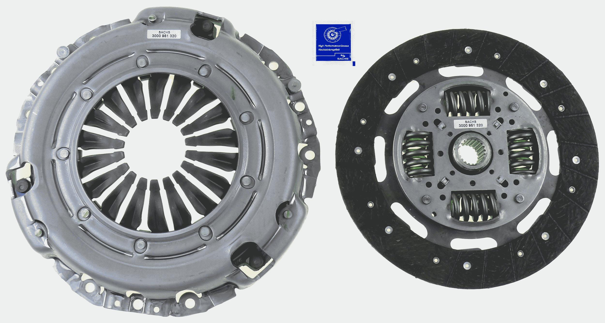 Koppelingsset Sachs 3000 951 320