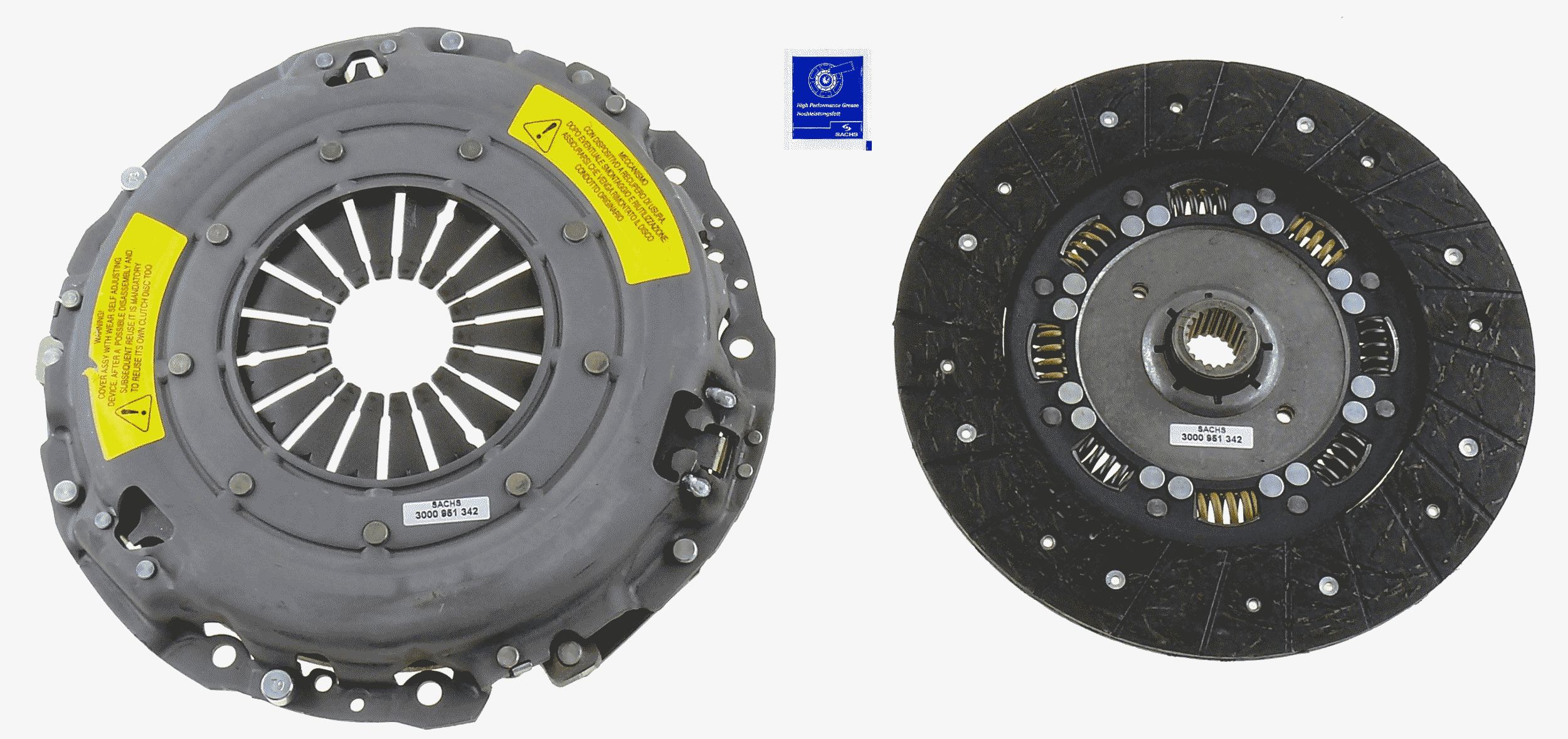 Koppelingsset Sachs 3000 951 342