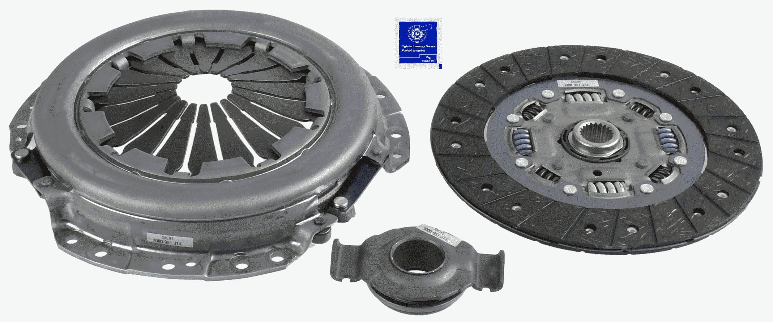 Koppelingsset Sachs 3000 951 374
