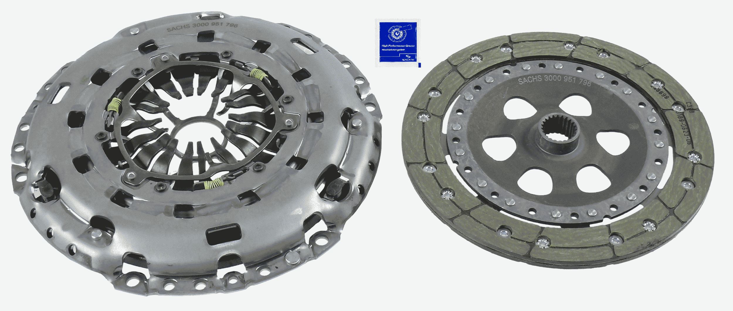 Koppelingsset Sachs 3000 951 796