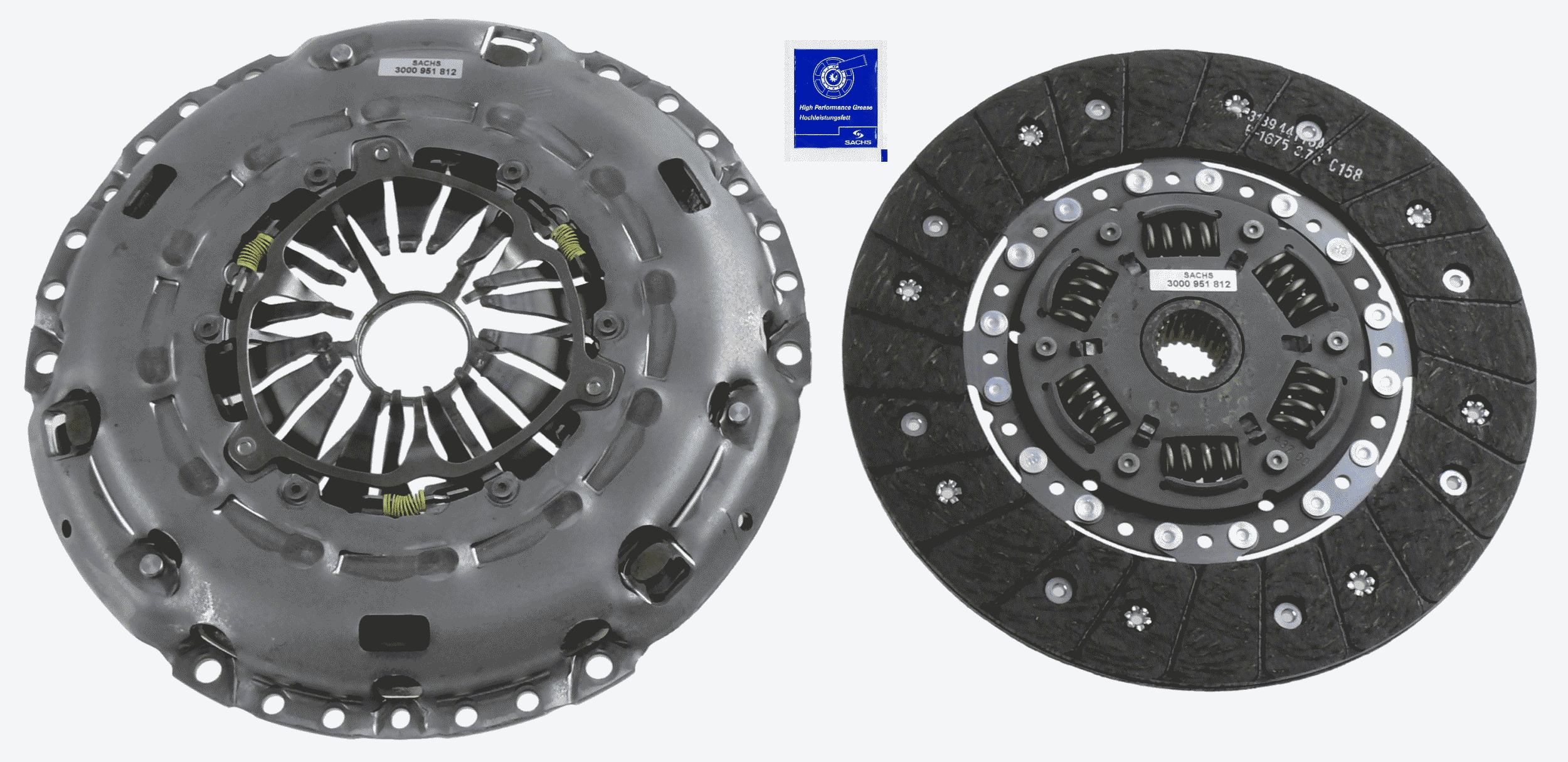 Koppelingsset Sachs 3000 951 812