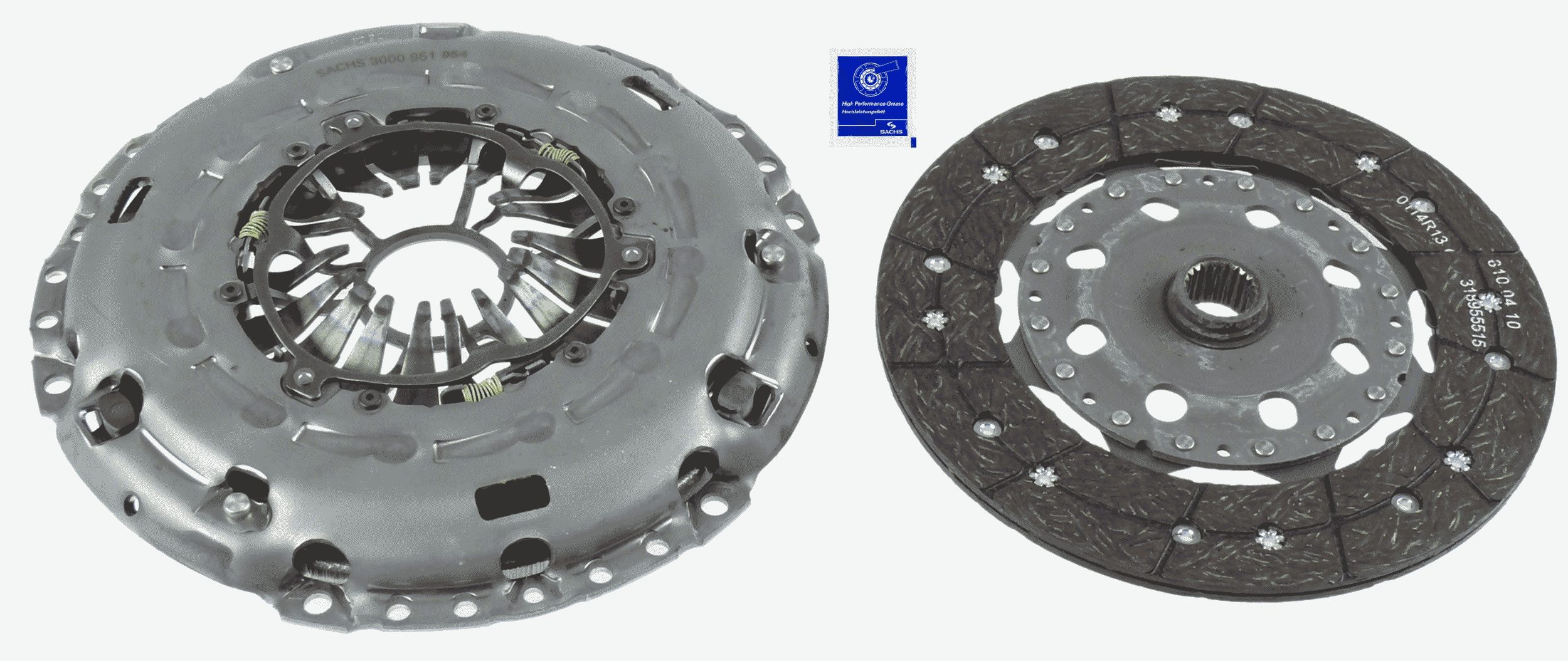 Koppelingsset Sachs 3000 951 954