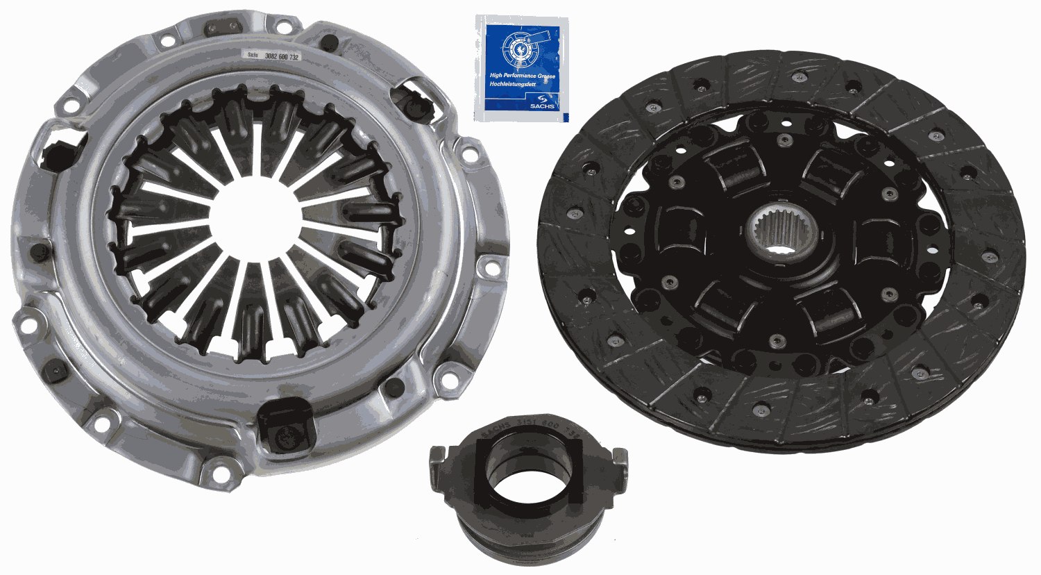 Koppelingsset Sachs 3000 954 042