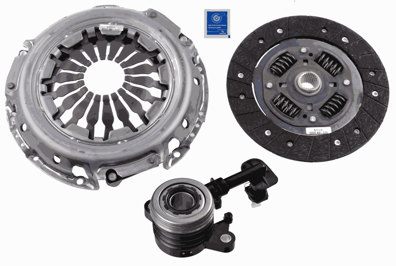 Koppelingsset Sachs 3000 990 128