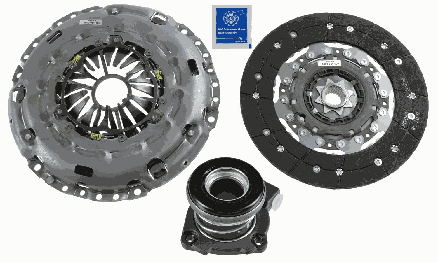 Koppelingsset Sachs 3000 990 163