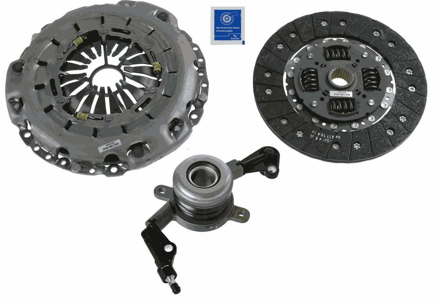 Koppelingsset Sachs 3000 990 170