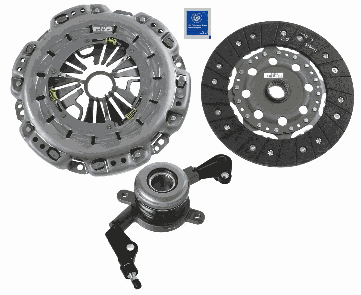 Koppelingsset Sachs 3000 990 176