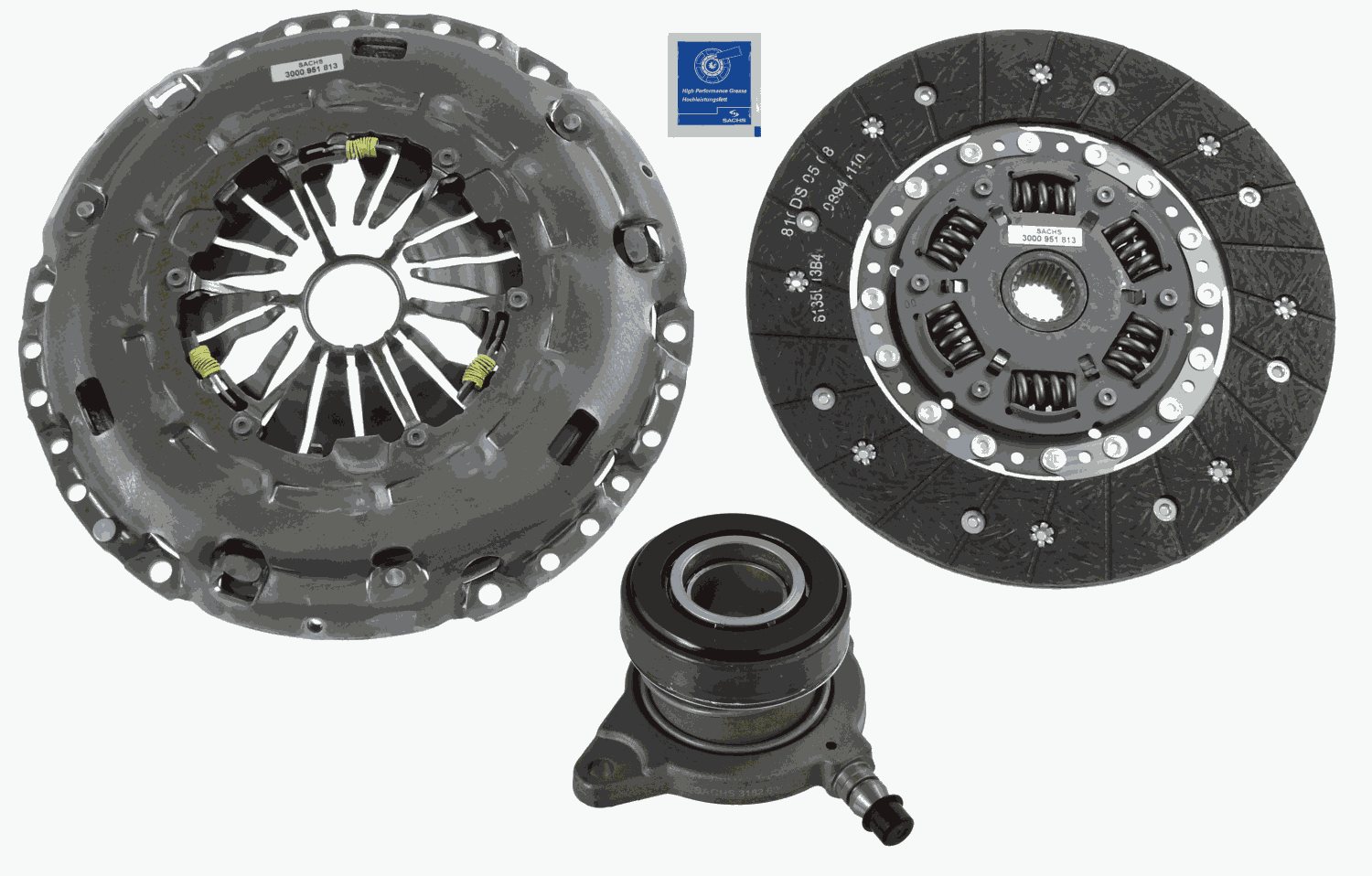 Koppelingsset Sachs 3000 990 181