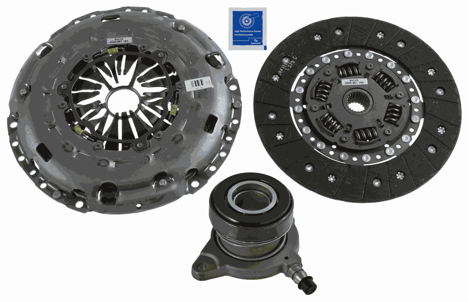 Koppelingsset Sachs 3000 990 182