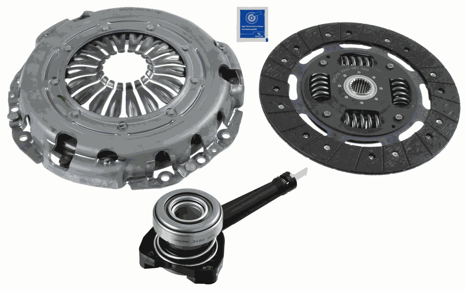 Koppelingsset Sachs 3000 990 408