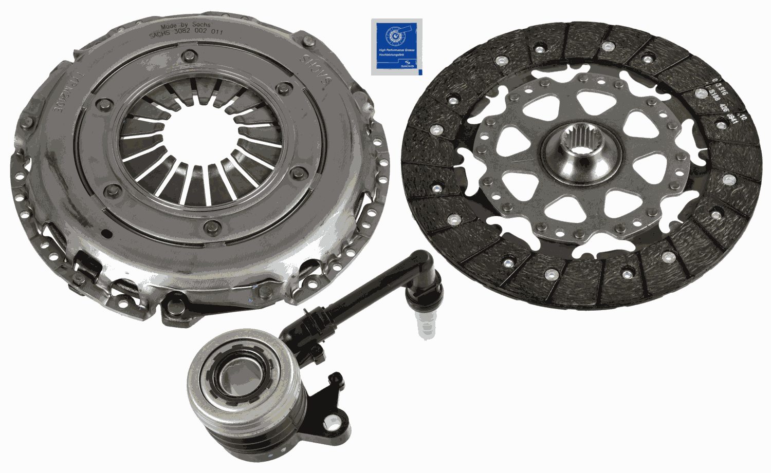 Koppelingsset Sachs 3000 990 411