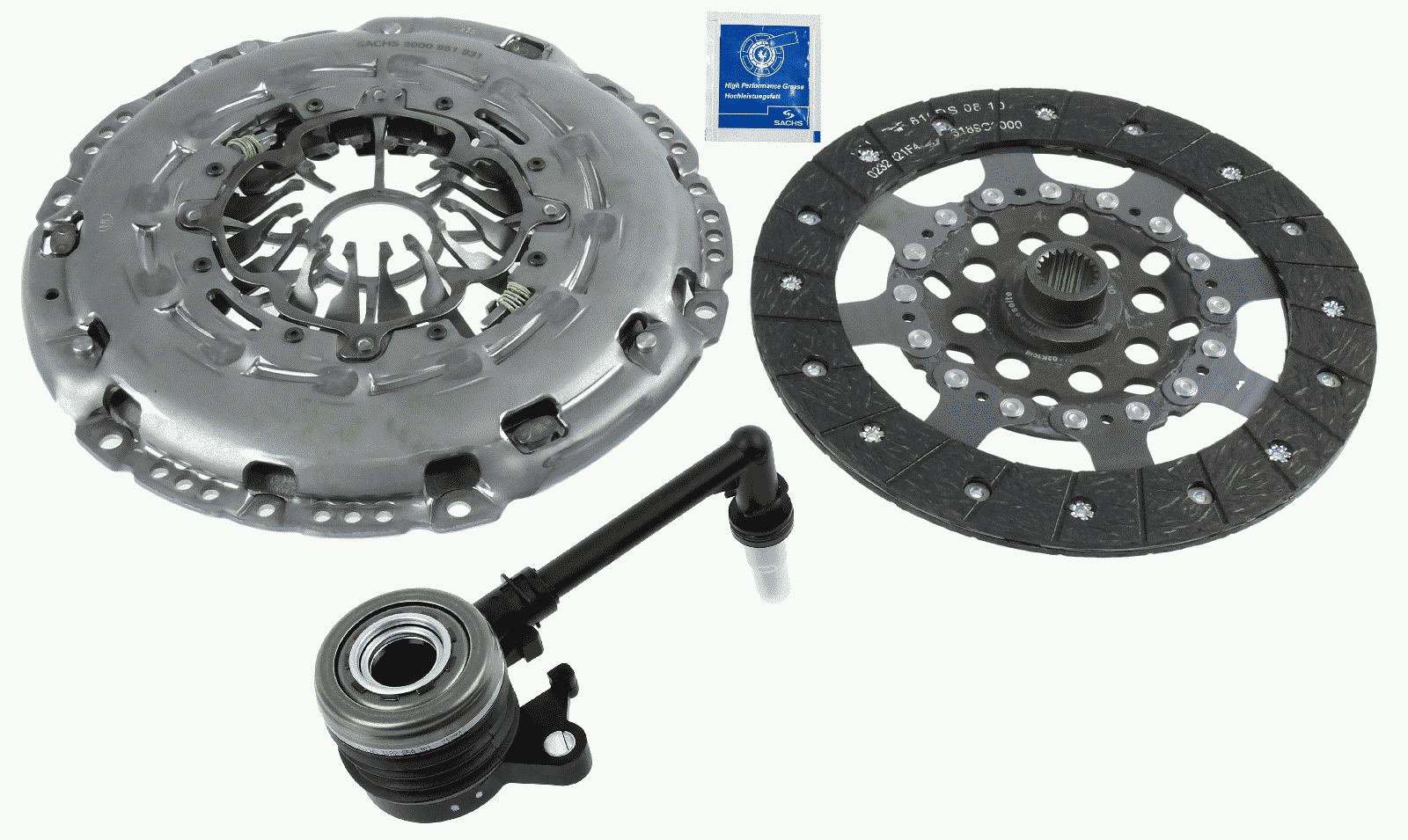 Koppelingsset Sachs 3000 990 542