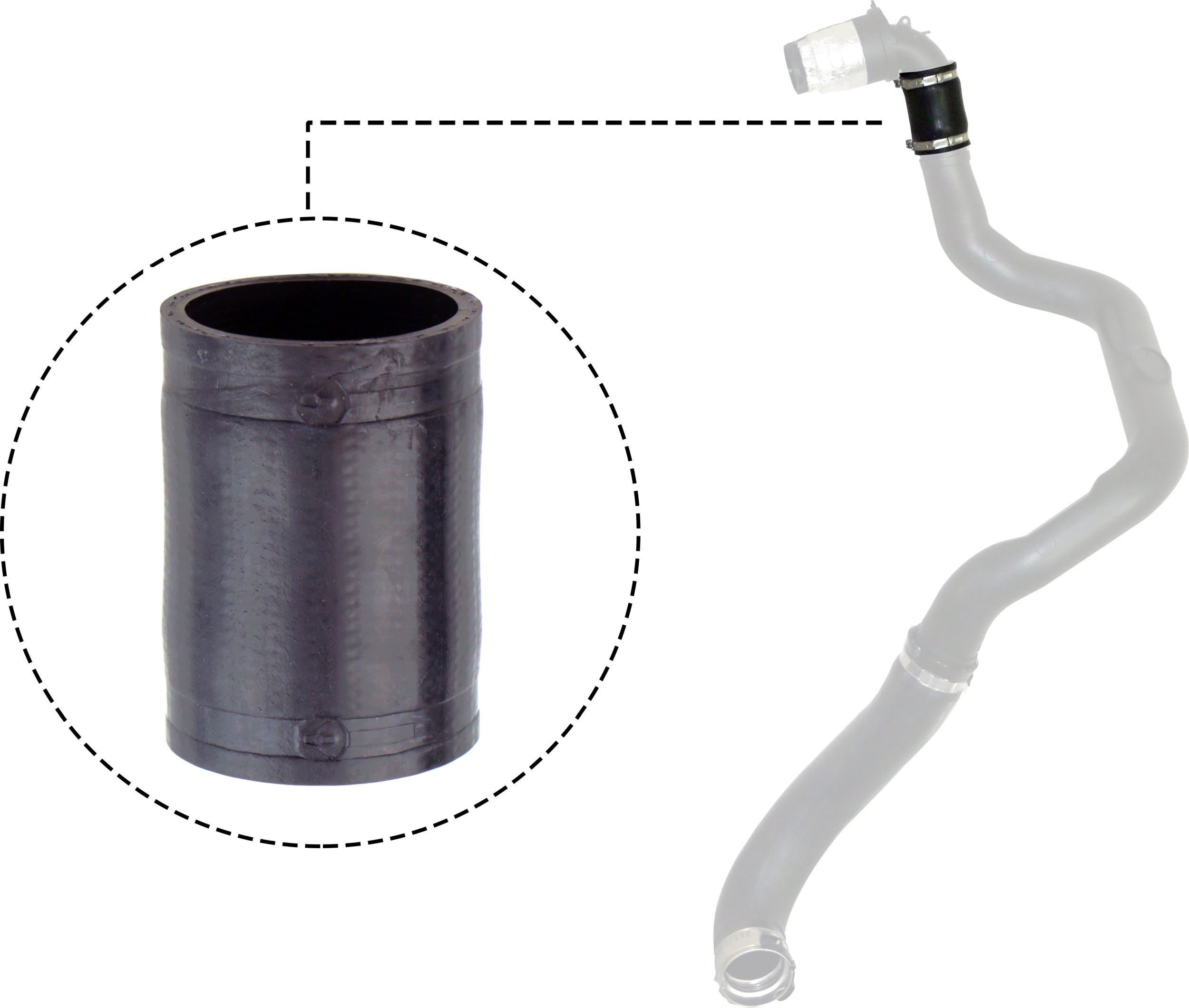 Laadlucht-/turboslang Gates 09-0534