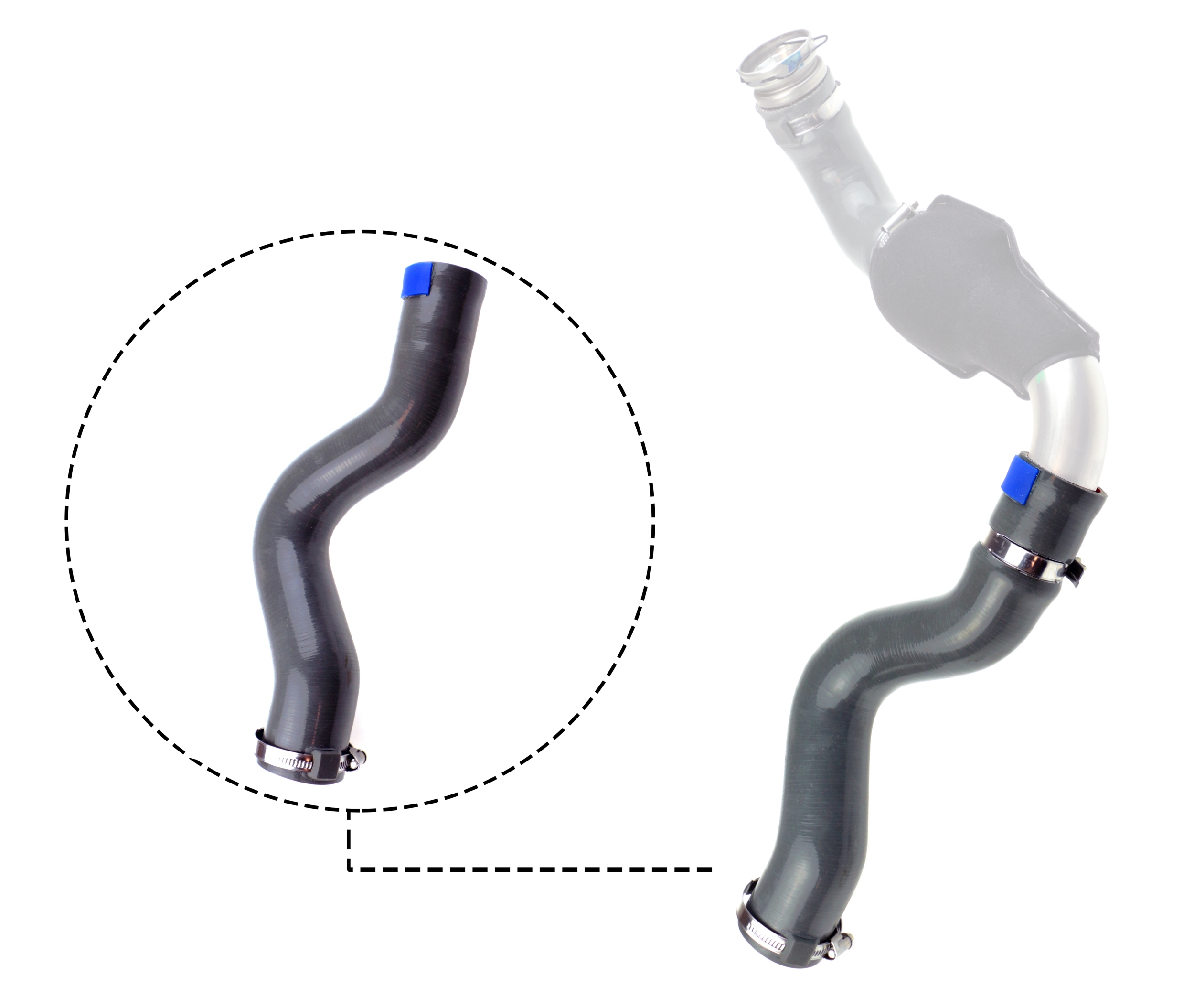 Laadlucht-/turboslang Gates 09-0535