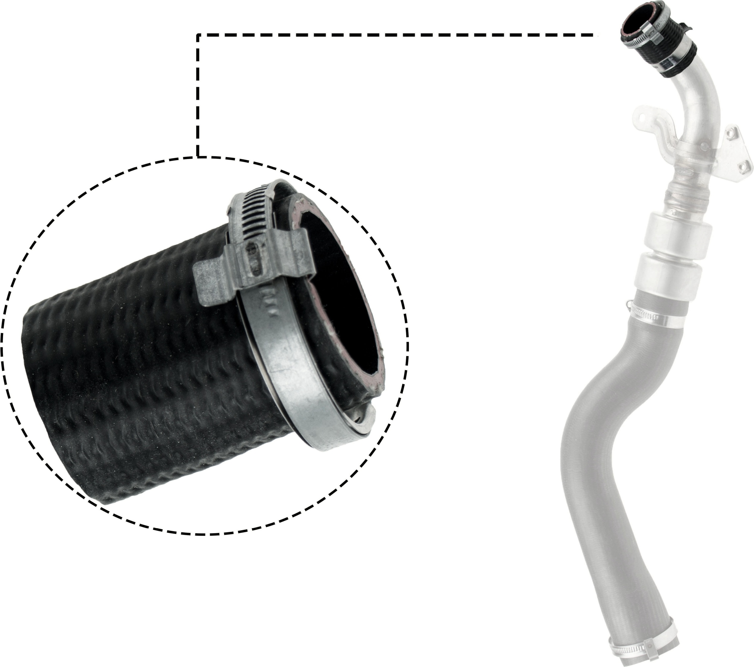 Laadlucht-/turboslang Gates 09-0570