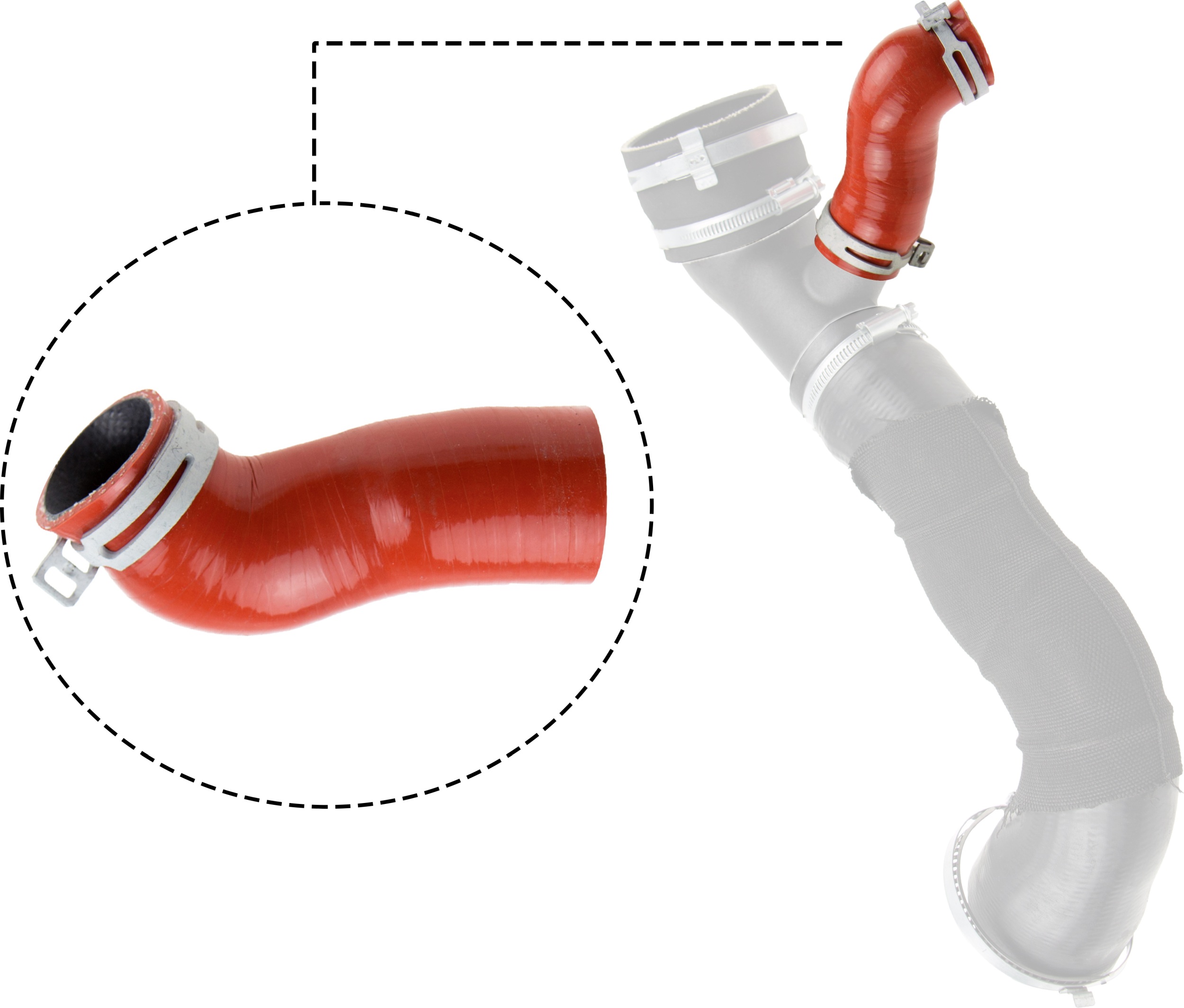 Laadlucht-/turboslang Gates 09-0651