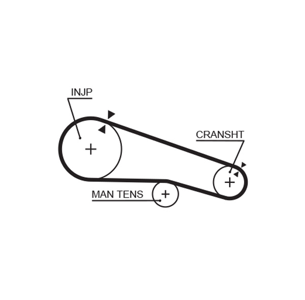 Distributieriem Gates 5104