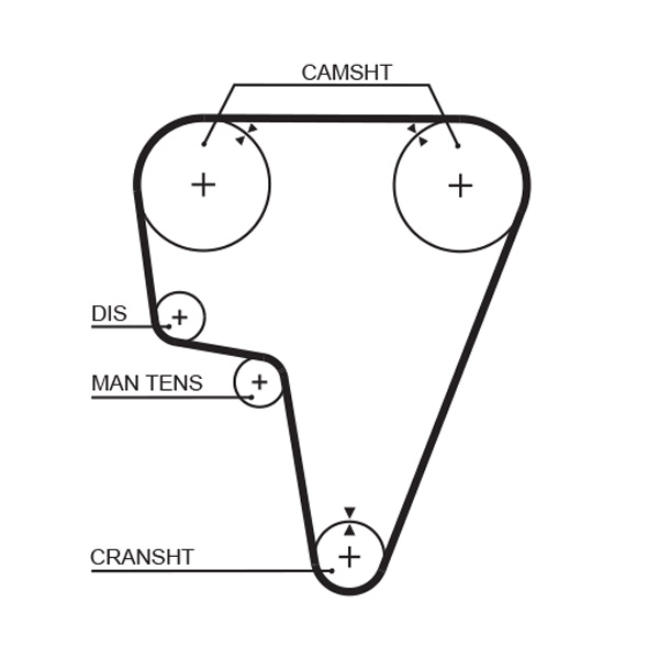 Distributieriem Gates 5125