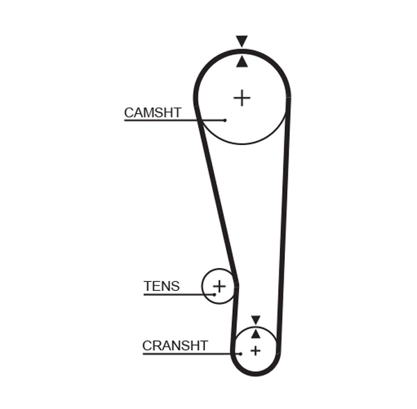 Distributieriem Gates 5268