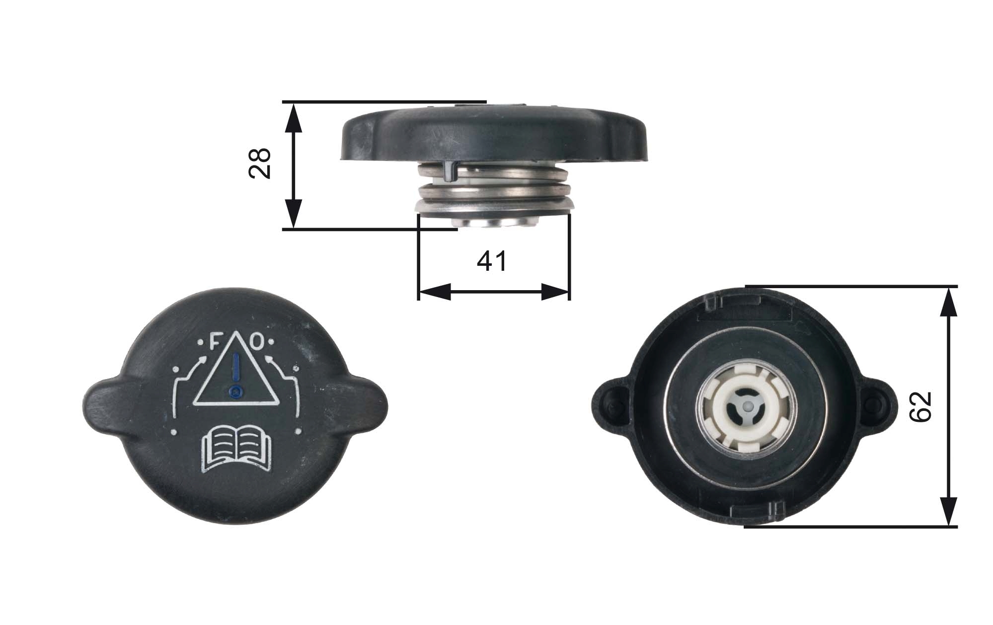 Radiateurdop Gates RC219