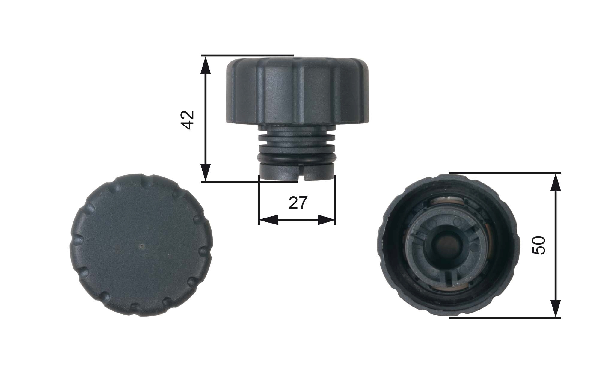 Radiateurdop Gates RC244