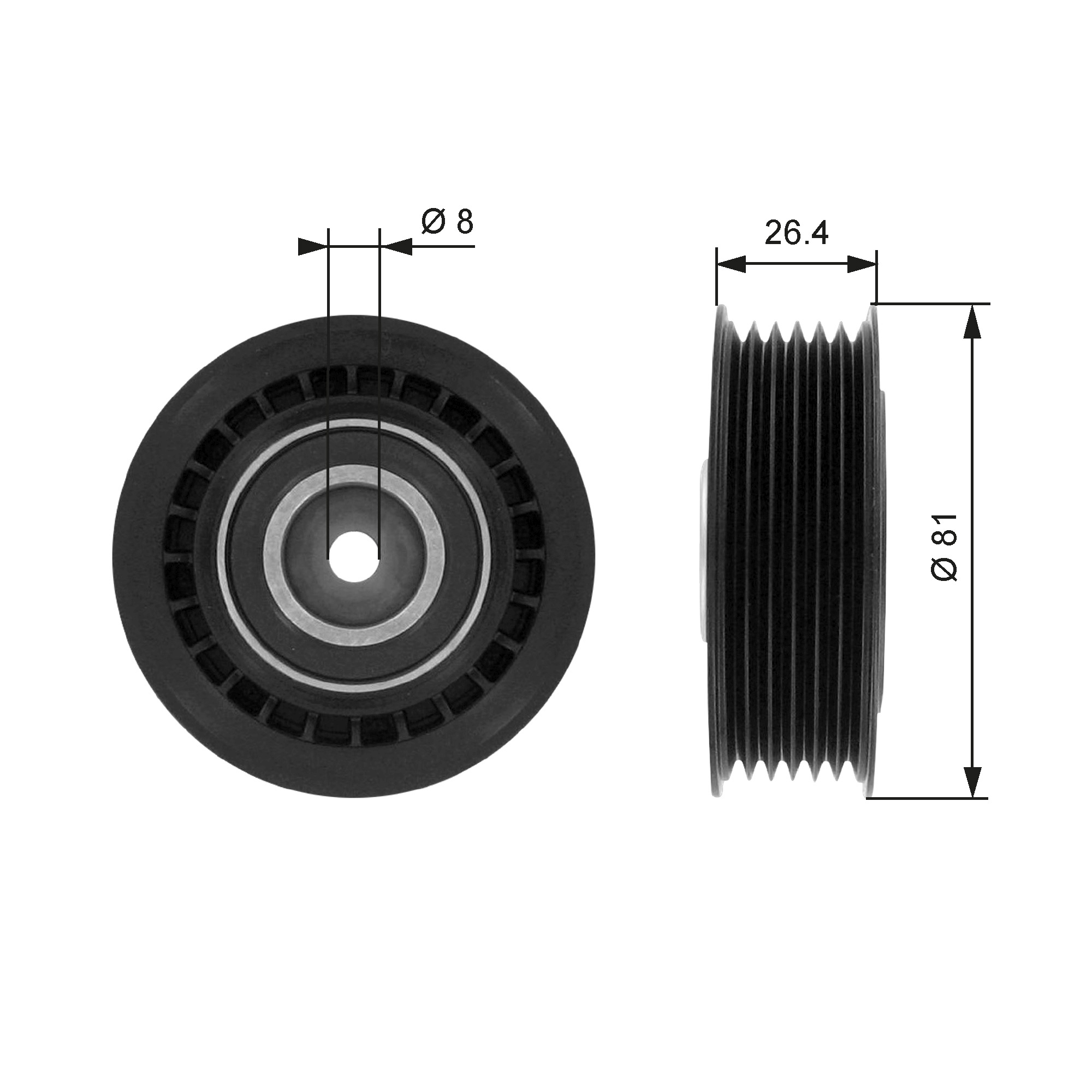 Spanrol (poly) V-riem Gates T36000