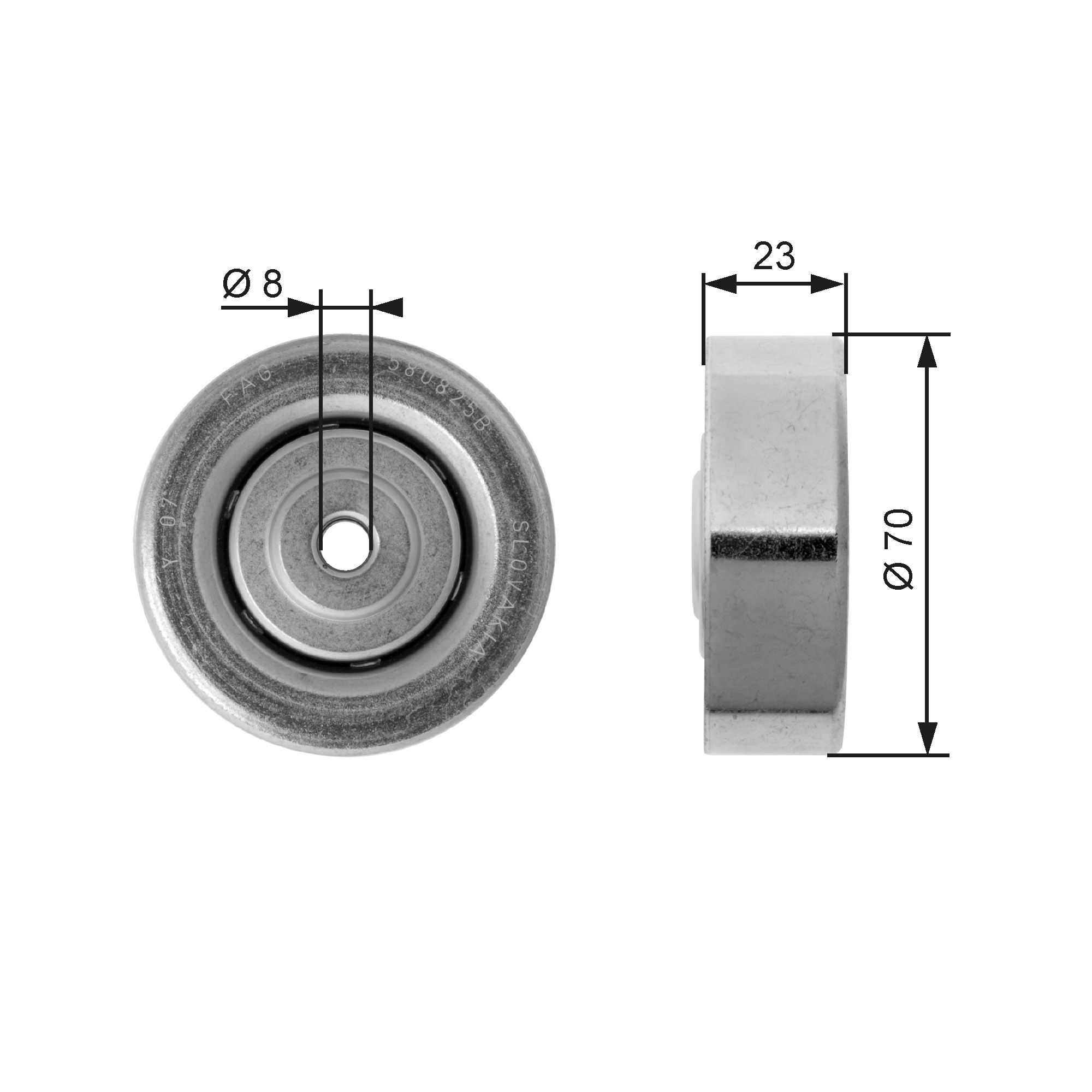 Spanrol (poly) V-riem Gates T36161