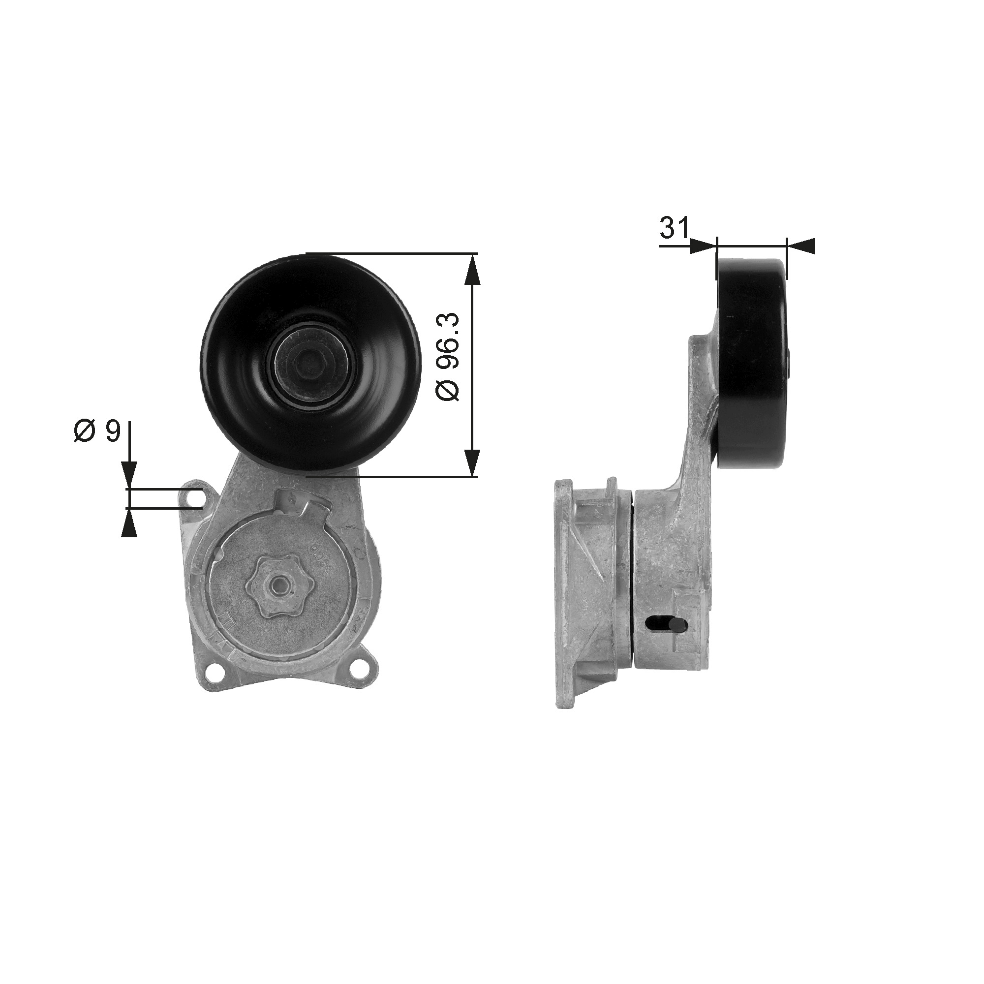 Spanner poly V-riem Gates T38170