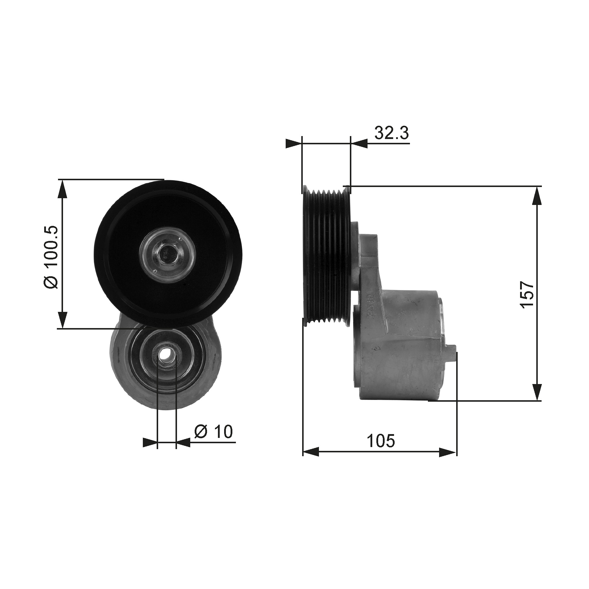 Spanner poly V-riem Gates T38245