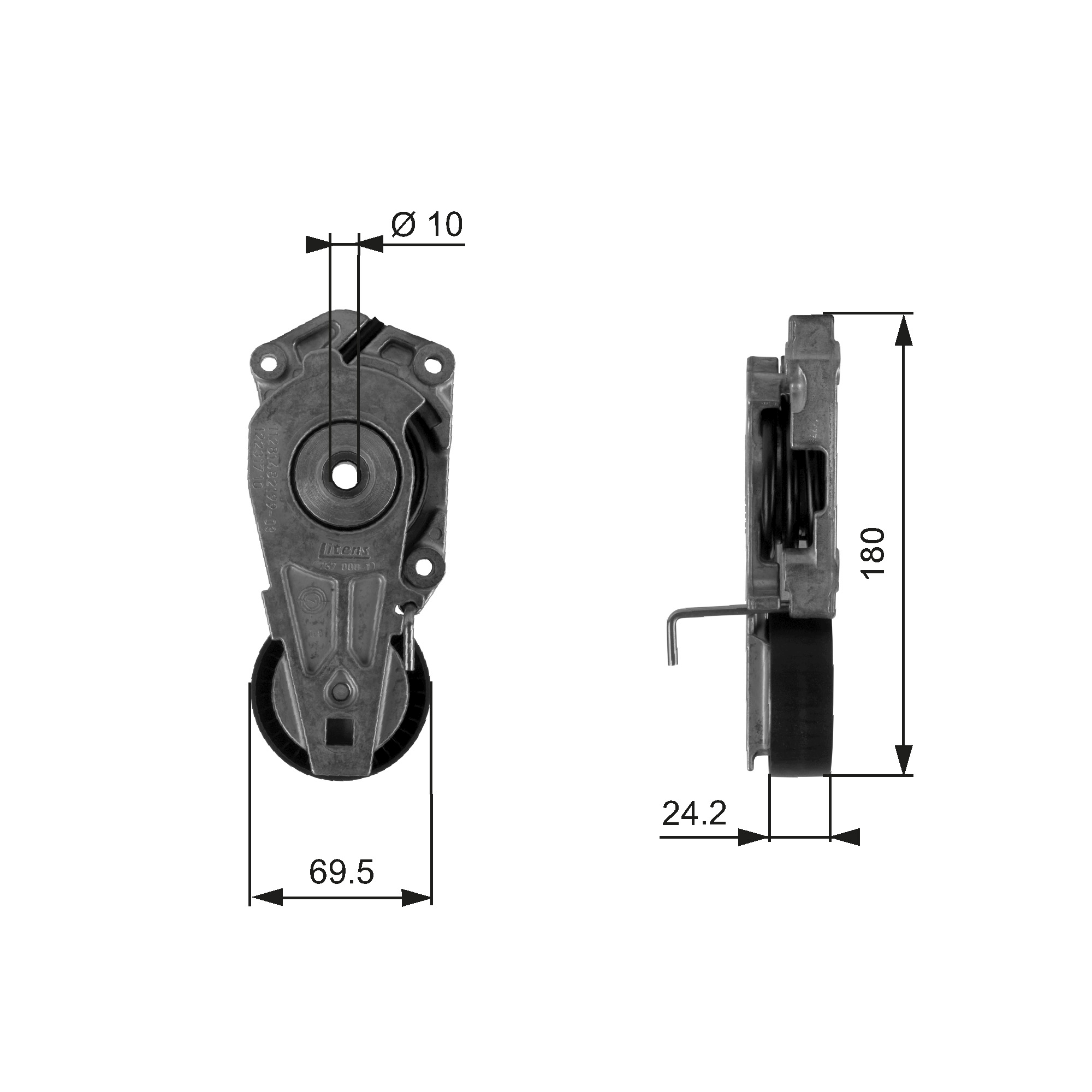 Spanner poly V-riem Gates T38405