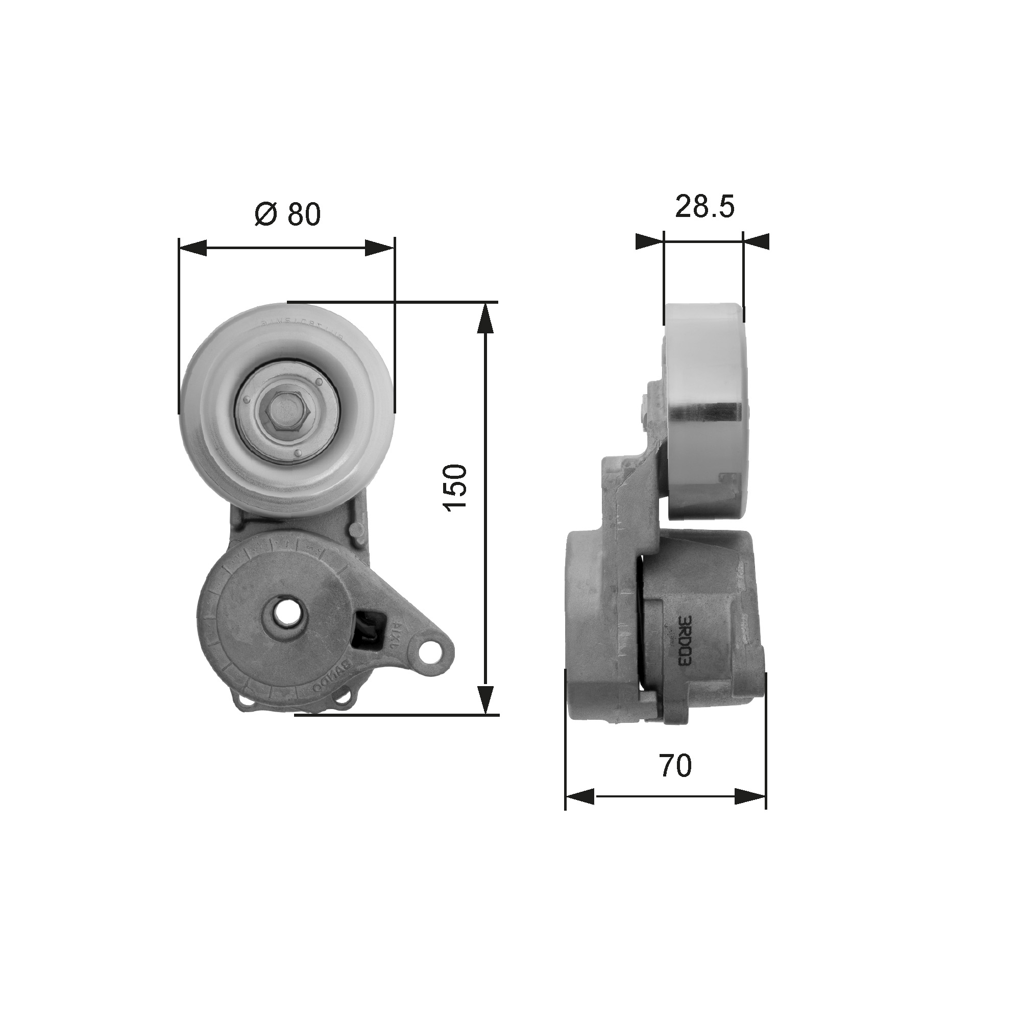 Spanner poly V-riem Gates T38413