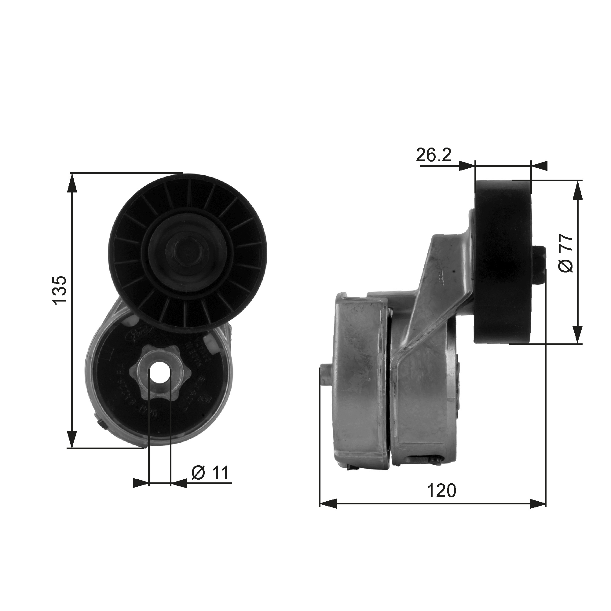 Spanner poly V-riem Gates T38443