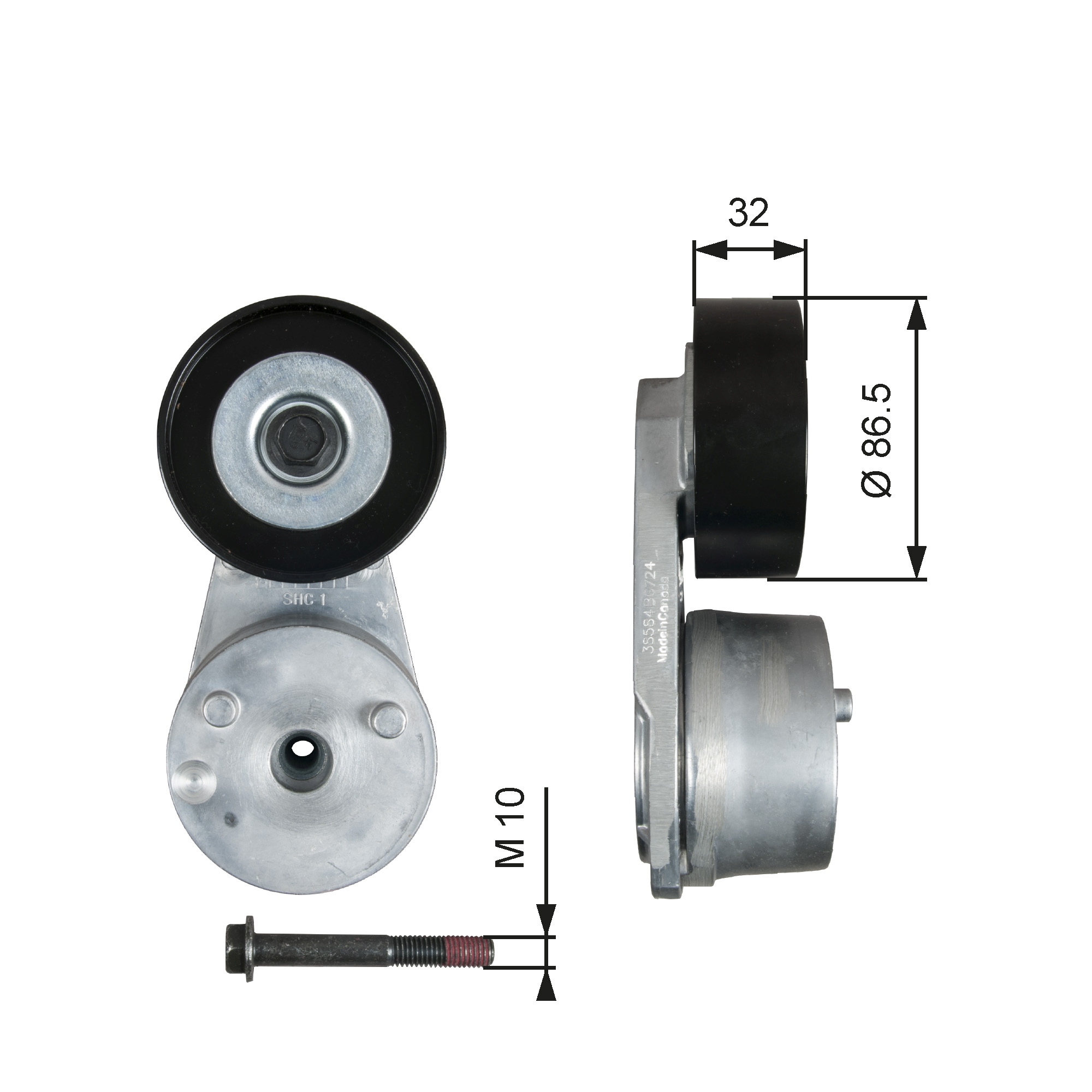 Spanner poly V-riem Gates T38584