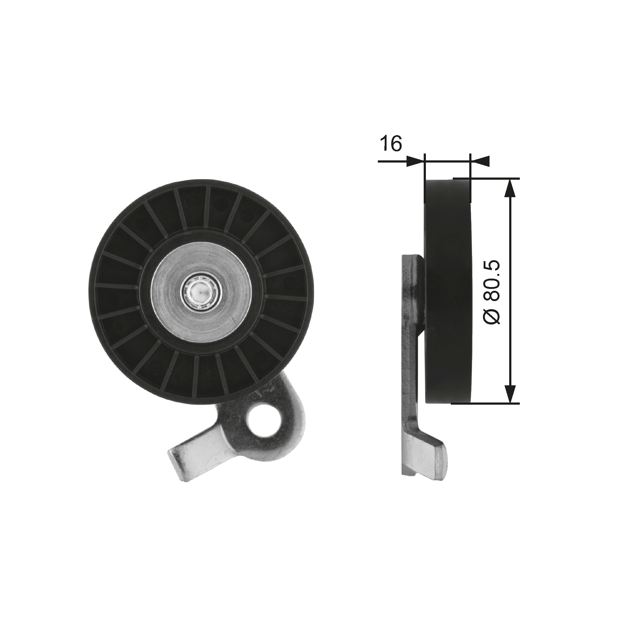 Spanrol (poly) V-riem Gates T39060