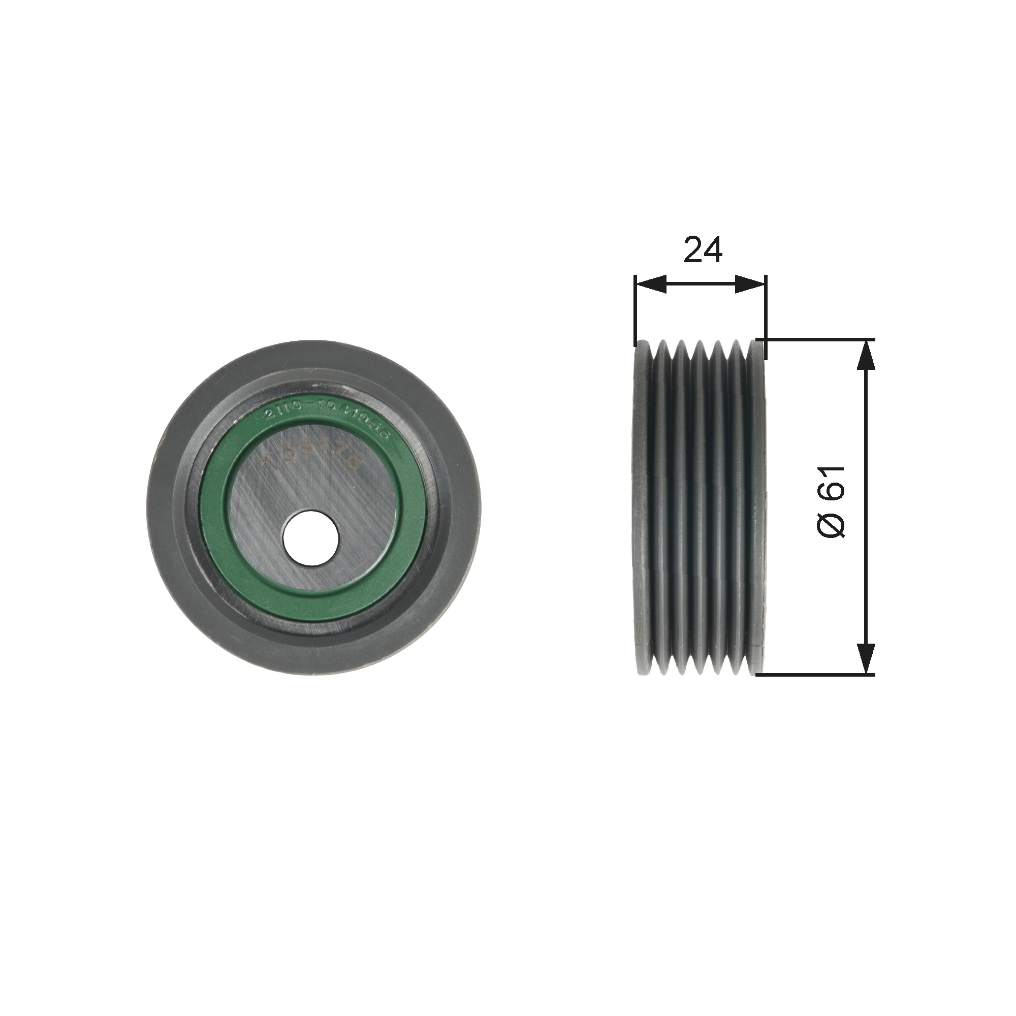 Spanrol (poly) V-riem Gates T39176